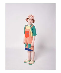 Discount 💯 Short Overalls Rust Bobo Choses Fashion Children ⌛ -Outlet Kids' Fashion Store short overalls rust bobo choses fashion children 2