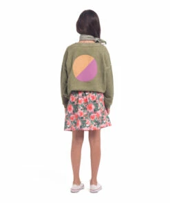 Deals 👍 Short Skirt Green Piupiuchick Fashion Teen, Children 🛒 -Outlet Kids' Fashion Store short skirt green piupiuchick fashion teen children 2