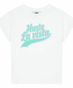 Coupon ✔️ Organic Cotton T-shirt White Hundred Pieces Fashion Teen, Children ✨