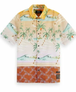 Best reviews of 🔥 Short-Sleeve Shirt Yellow Scotch & Soda Fashion Teen, Children 😍