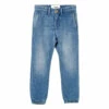Buy 🎁 Skater Elastic Waist Chino Trousers Denim blue Finger in the nose Fashion Teen, Children 🎁
