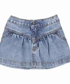 Deals 👍 Skirt Denim blue Piupiuchick Fashion Teen, Children 🎉