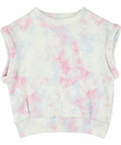 Hot Sale ❤️ Sleeveless Tie-Dye Top Pink Simple Kids Fashion Teen, Children 🔥
