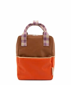 Flash Sale ๐ Small Colour Blocking Backpack Orange Sticky Lemon Fashion Teen, Children ๐ฏ