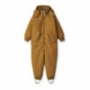 Outlet 🔥 Sne Recycled Polyester Ski Jumpsuit Camel Liewood Fashion Children 👏