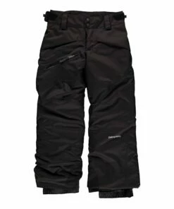 New ❤️ Snowshot Ski Trousers Black Patagonia Fashion Children 🤩