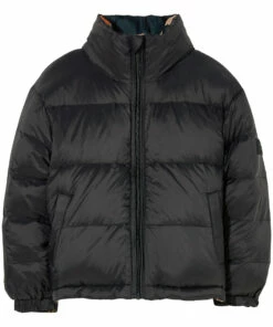 Outlet 🔔 Snowty Reversible Down Jacket Black Finger in the nose Fashion Teen, Children ✨