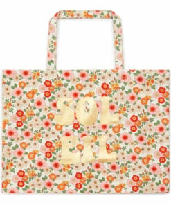 Best reviews of ✔️ Soleil Floral Tote Bag Orange Bonton Fashion Children 🔔