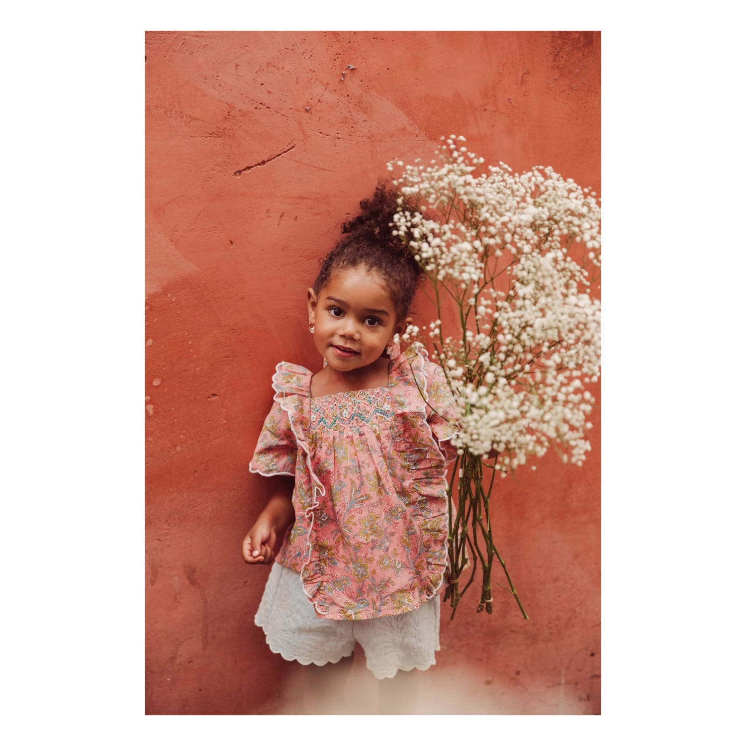 Buy ๐ Souniya Embroidered Quilted Shorts Light blue Louise Misha Fashion Teen, Children ๐ 2 Buy ๐ Souniya Embroidered Quilted Shorts Light blue Louise Misha Fashion Teen, Children ๐ - Image 2