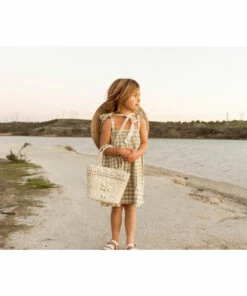 Outlet 🤩 Spaghetti Strap Vichy 👗 Dress Yellow Rylee + Cru Fashion Children 👏 -Outlet Kids' Fashion Store spaghetti strap vichy dressspaghetti strap vichy dress yellow rylee cru fashion children 2