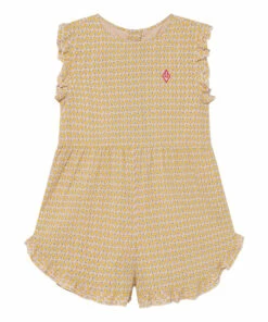 Coupon 👍 Squirrel Playsuit Beige The Animals Observatory Fashion Children 🎁