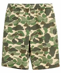 New 💯 Staan Camo Shorts Khaki Bellerose Fashion Teen, Children ❤️
