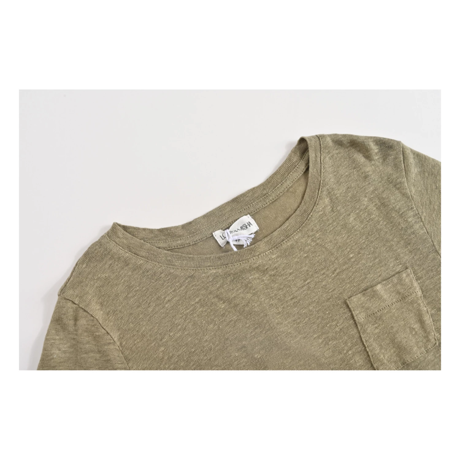 Buy 😍 Stano Linen T-Shirt Khaki Louise Misha Fashion Children 🔥 2 Buy 😍 Stano Linen T-Shirt Khaki Louise Misha Fashion Children 🔥 - Image 2