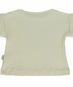 Promo ⌛ Starflower Ribbed Organic Cotton T-shirt Off white Poudre Organic Fashion Baby, Children 👍 -Outlet Kids' Fashion Store starflower ribbed organic cotton t shirtstarflower ribbed organic cotton t shirt off white poudre organic fashion baby children 3