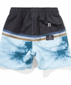 Best Pirce ✨ Stripe Swim Trunks Blue Munsterkids Fashion Teen, Children 🎉 -Outlet Kids' Fashion Store stripe swim trunks blue munsterkids fashion teen children 3