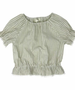 Top 10 👍 Striped Blouse Green Zhoe & Tobiah Fashion Children 😀