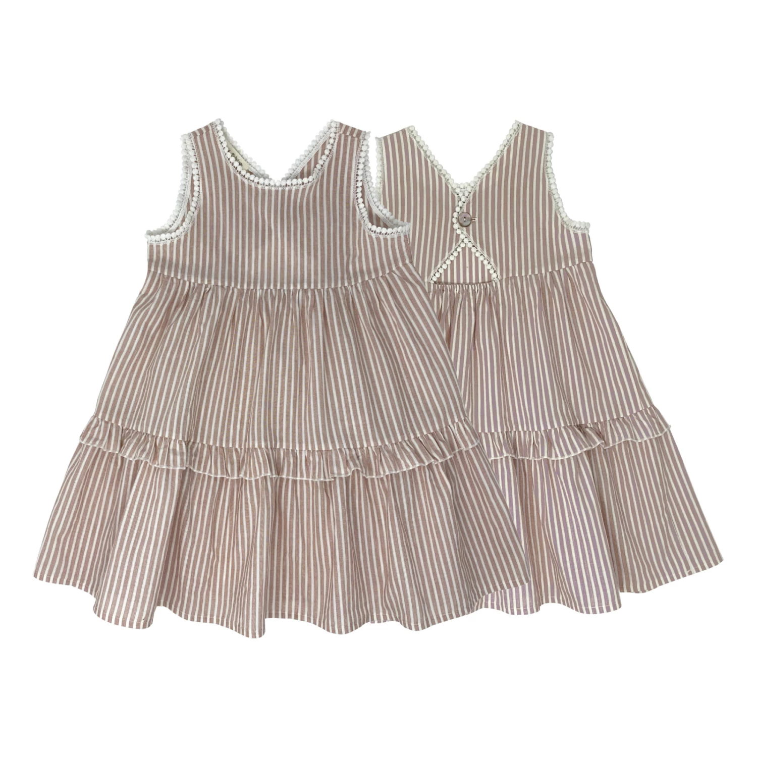 Best Sale โ๏ธ Striped ๐ Dress Red Zhoe & Tobiah Fashion Children ๐ 2 Best Sale โ๏ธ Striped ๐ Dress Red Zhoe & Tobiah Fashion Children ๐ - Image 2