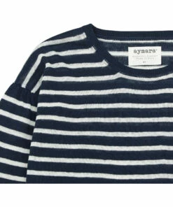 Outlet ⭐ Striped Jumper Navy blue Aymara Fashion Teen, Children 💯 -Outlet Kids' Fashion Store striped jumper navy blue aymara fashion teen children 2