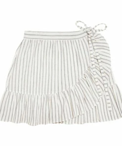Best reviews of 😀 Striped Mini Skirt White the new society Fashion Teen, Children ⌛