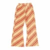 Cheap 👍 Striped Organic Cotton Terry Cloth Flare Trousers Beige Longlivethequeen Fashion Teen, Children 🤩