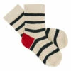 Promo 🌟 Striped 🧦 Socks Navy blue FUB Fashion Teen, Baby, Children 🛒