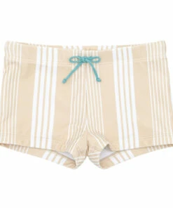 Best deal ✔️ Striped Swim Trunks Beige Minnow Fashion Children 👍