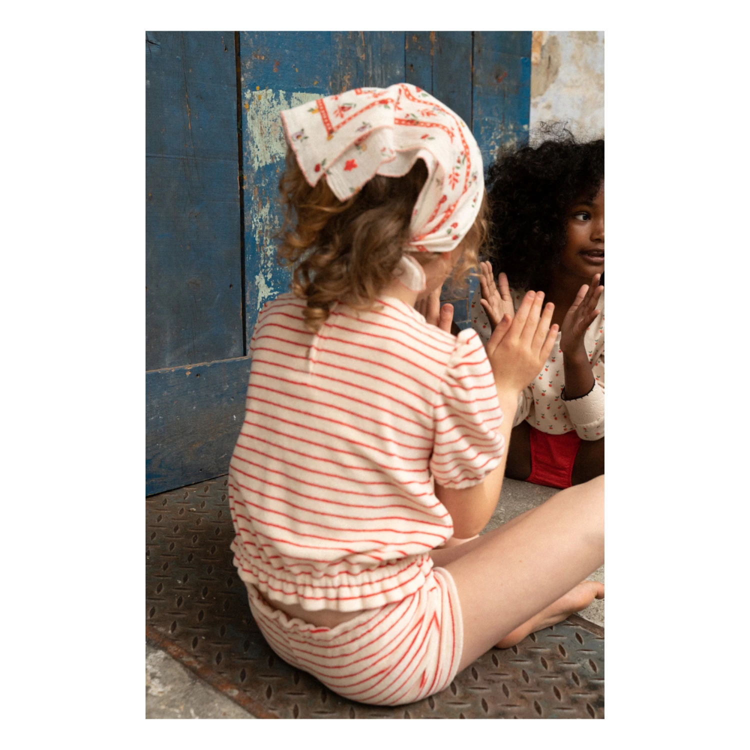 Best deal โ Striped Terry Cloth Shorts Red Emile et Ida Fashion Children ๐ 3 Best deal โ Striped Terry Cloth Shorts Red Emile et Ida Fashion Children ๐ - Image 3