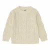 Cheapest 😀 Structure Organic Cotton Jumper Ecru FUB Fashion Children ✔️