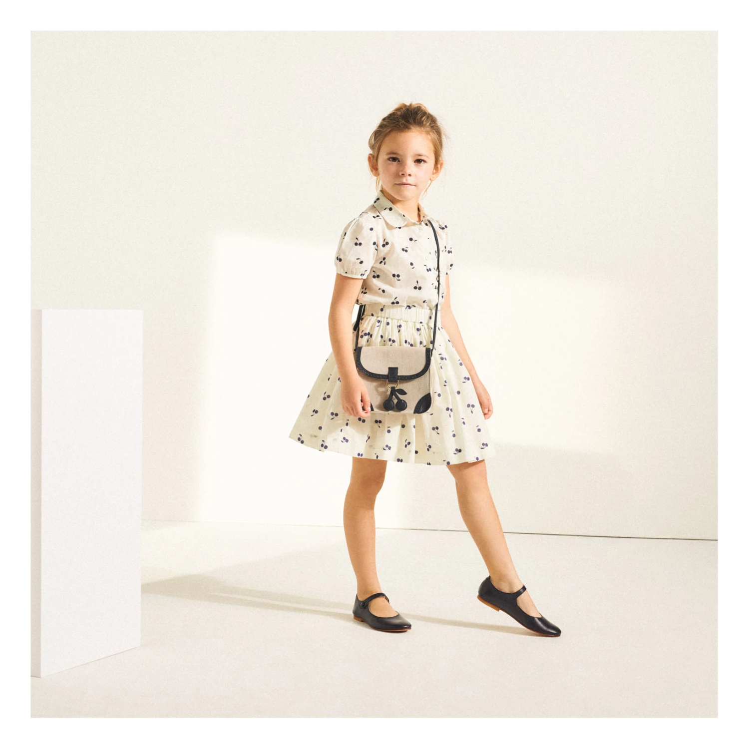 Discount 🛒 Suzon Skirt Royal blue Bonpoint Fashion Children 💯 2 Discount 🛒 Suzon Skirt Royal blue Bonpoint Fashion Children 💯 - Image 2