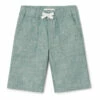 Flash Sale ✨ Syl Chambray Bermuda Shorts Sage Bonpoint Fashion Teen, Children ❤️