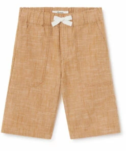 New 😀 Syl Chambray Shorts Brown Bonpoint Fashion Teen, Children ✔️