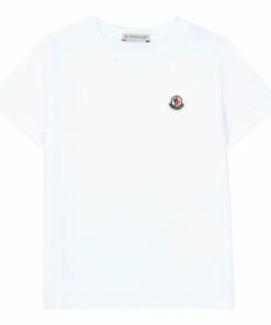 Discount 👍 T-shirt Ecru Moncler Fashion Teen, Children 🎉