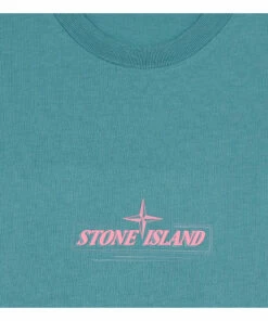 Promo 😀 T-shirt Grey-green Stone Island Fashion Teen, Children 😍 -Outlet Kids' Fashion Store t shirt grey green stone island fashion teen children 1
