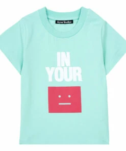 Outlet ✨ T-shirt Pale blue Acne Studios Fashion Children 🧨