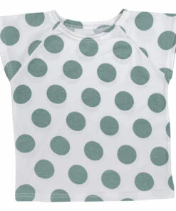 Best reviews of 🌟 T-shirt Polka Dot Blue Green Ketiketa Fashion Children 🛒