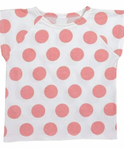Deals 🔥 T-shirt Polka Dot Pink Ketiketa Fashion Children 💯