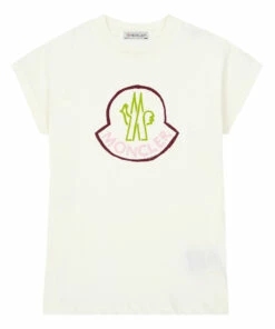 Top 10 ⌛ T-shirt White Moncler Fashion Teen, Children ❤️