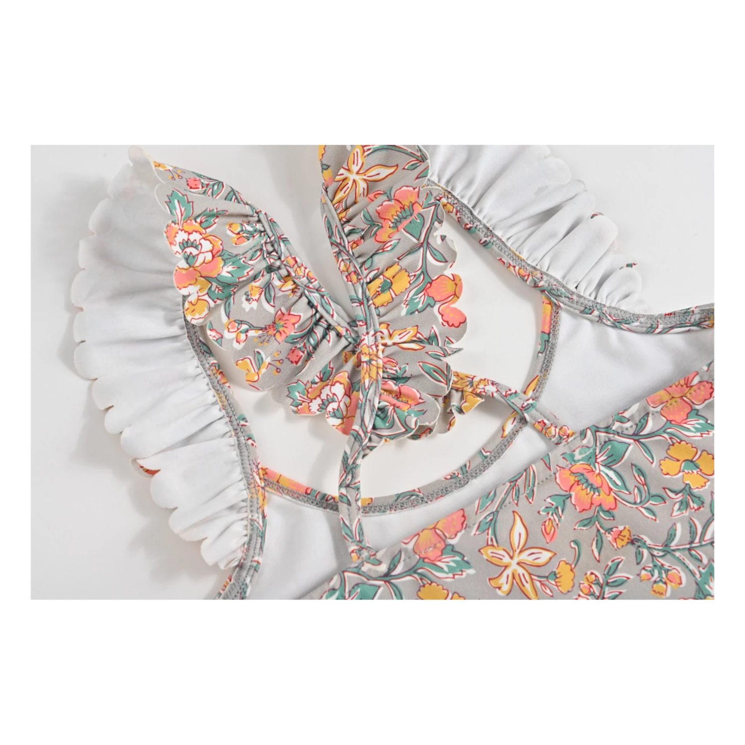 Top 10 ๐ Tamarias Recycled Nylon Crop Top Blue Louise Misha Fashion Teen, Children ๐ 4 Top 10 ๐ Tamarias Recycled Nylon Crop Top Blue Louise Misha Fashion Teen, Children ๐ - Image 4