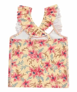 Best Sale 🛒 Tamarias Recycled Nylon Crop Top Ecru Louise Misha Fashion Teen, Children ✔️ -Outlet Kids' Fashion Store tamarias recycled nylon crop top ecru louise misha fashion teen children 2