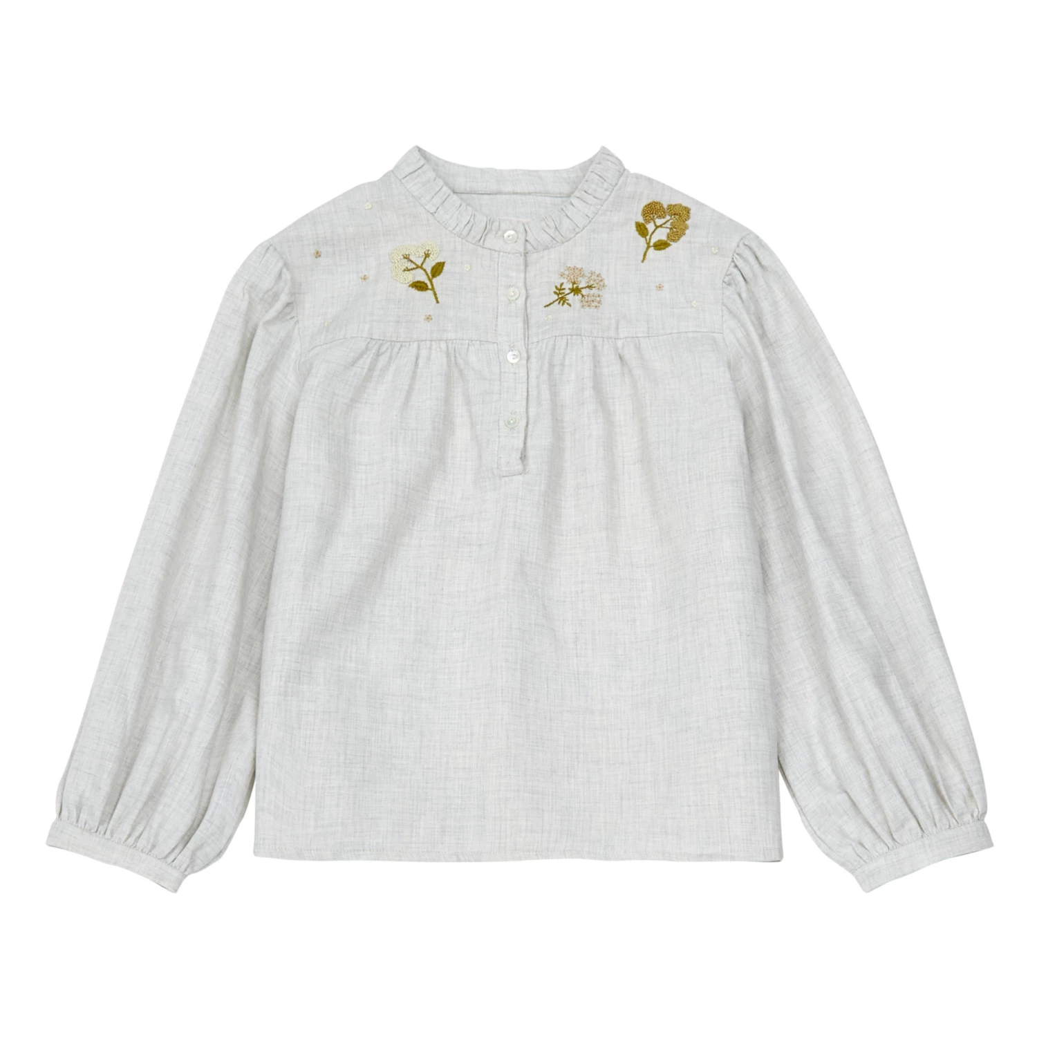 Best deal ๐ Tammy Embroidered Blouse Heather grey Bonpoint Fashion Teen, Children ๐ 1 Best deal ๐ Tammy Embroidered Blouse Heather grey Bonpoint Fashion Teen, Children ๐