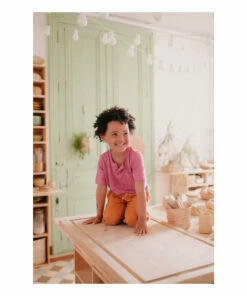 Hot Sale 👏 Tazo Linen T-Shirt Raspberry red Louise Misha Fashion Children 😀 -Outlet Kids' Fashion Store tazo linen t shirt raspberry red louise misha fashion children 2