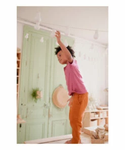 Hot Sale 👏 Tazo Linen T-Shirt Raspberry red Louise Misha Fashion Children 😀 -Outlet Kids' Fashion Store tazo linen t shirt raspberry red louise misha fashion children 3