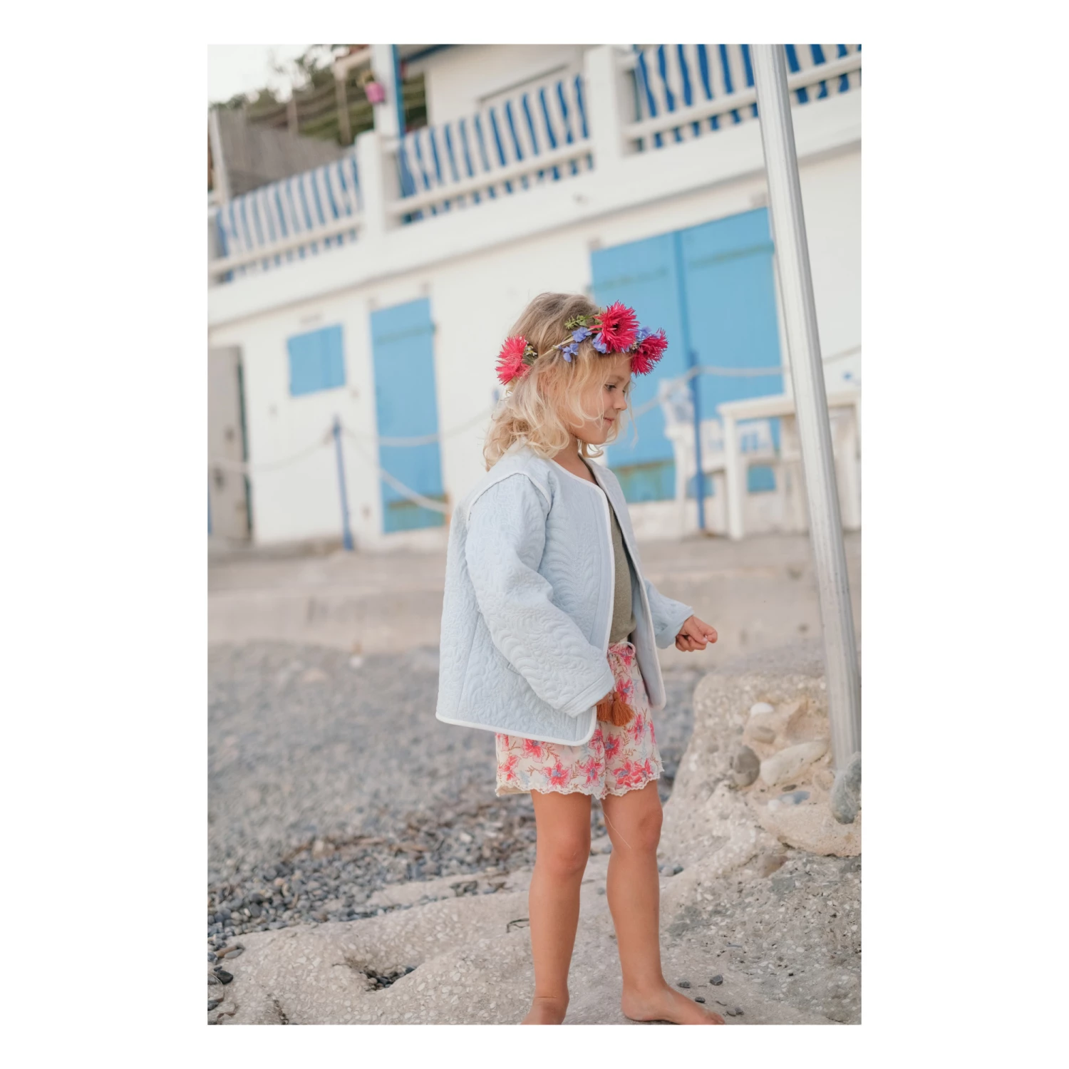 Brand new ๐ Teliani Embroidered Quilted Jacket Blue Louise Misha Fashion Teen, Children โญ 3 Brand new ๐ Teliani Embroidered Quilted Jacket Blue Louise Misha Fashion Teen, Children โญ - Image 3