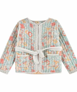 Wholesale ⌛ Teliani Organic Cotton Quilted Jacket Blue Louise Misha Fashion Children ✔️
