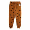 Hot Sale 🎁 Tencel Heart Trousers Brown Mini Rodini Fashion Children 😀