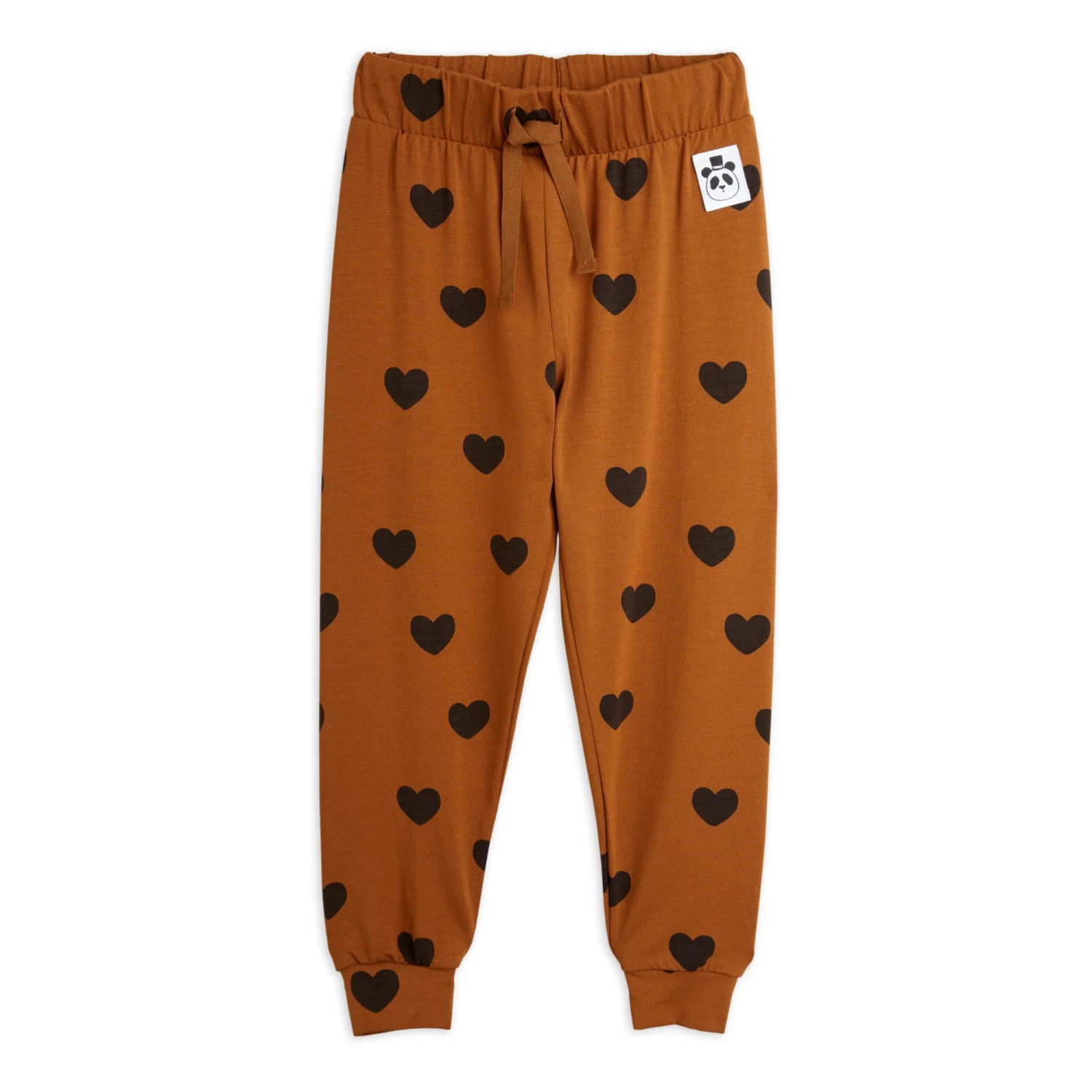 Hot Sale 🎁 Tencel Heart Trousers Brown Mini Rodini Fashion Children 😀 1 Hot Sale 🎁 Tencel Heart Trousers Brown Mini Rodini Fashion Children 😀