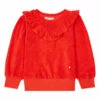 Best Pirce 🔔 Terry Cloth Frill Sweatshirt Red Emile et Ida Fashion Children 🧨