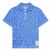 Deals ⭐ Terry Cloth Polo Shirt Blue Hundred Pieces Fashion Teen, Children ✨