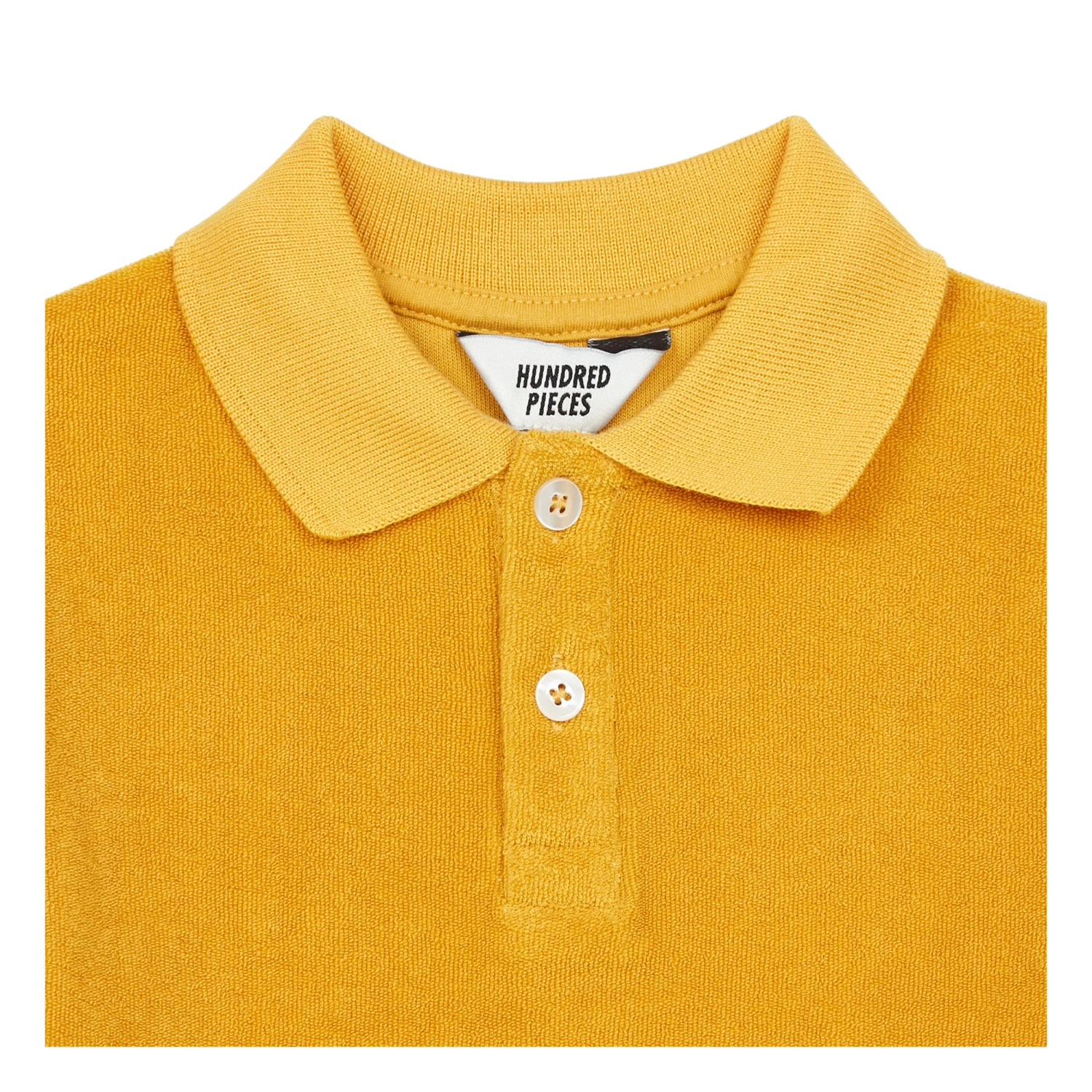 Best deal ๐ฏ Terry Cloth Polo Shirt Sunflower Yellow Hundred Pieces Fashion Teen, Children โ 2 Best deal ๐ฏ Terry Cloth Polo Shirt Sunflower Yellow Hundred Pieces Fashion Teen, Children โ - Image 2
