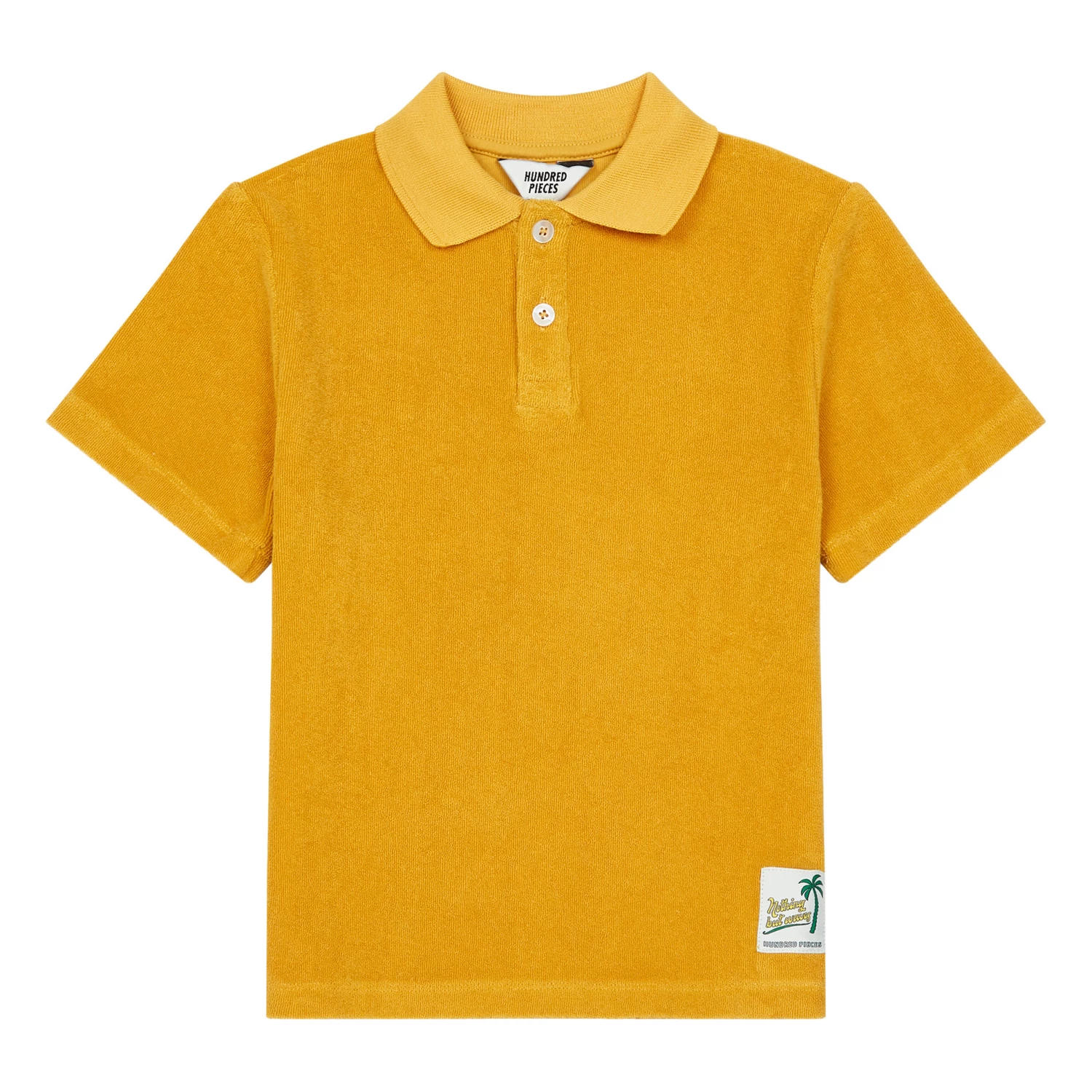 Best deal ๐ฏ Terry Cloth Polo Shirt Sunflower Yellow Hundred Pieces Fashion Teen, Children โ 1 Best deal ๐ฏ Terry Cloth Polo Shirt Sunflower Yellow Hundred Pieces Fashion Teen, Children โ